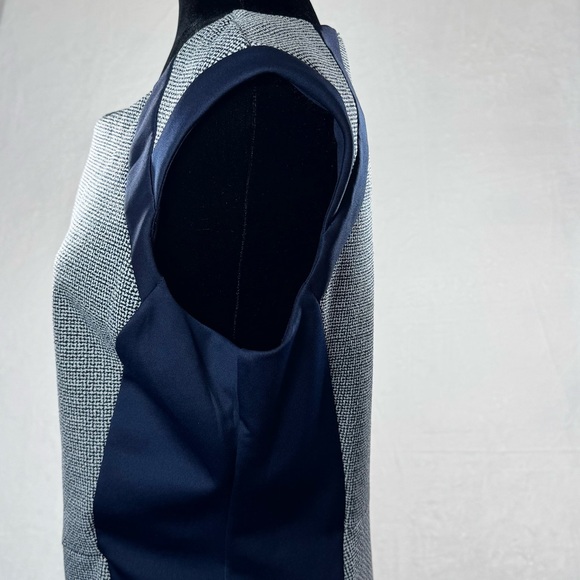 Enfocus Studio Navy Blue Color Block Dress Women's Size 14 RN 74299 Officewear - Picture 6 of 16